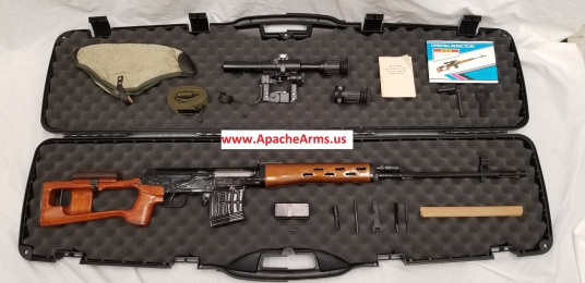 Norinco NDM-86 rifle with case and accessories